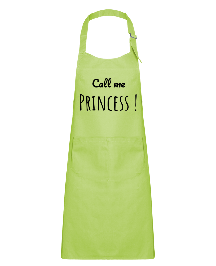 Kids chef pocket apron Call me Princess by Madame Loé