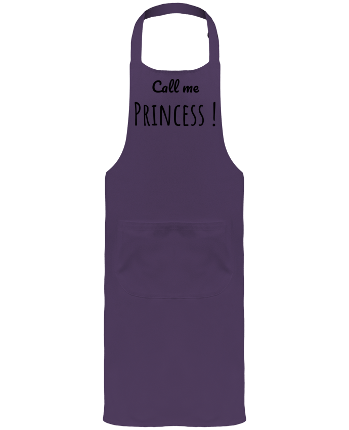 Garden or Sommelier Apron with Pocket Call me Princess by Madame Loé