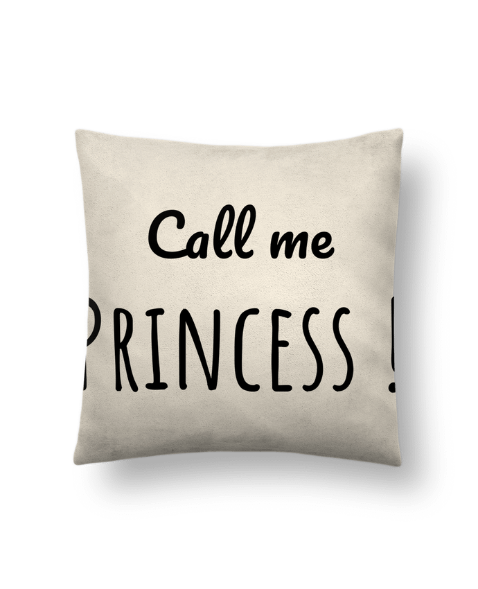 Cushion suede touch 45 x 45 cm Call me Princess by Madame Loé