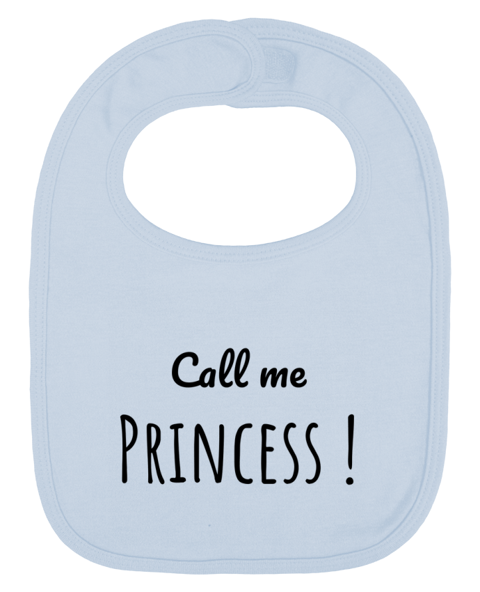 Bavoir bébé uni Call me Princess par Madame Loé
