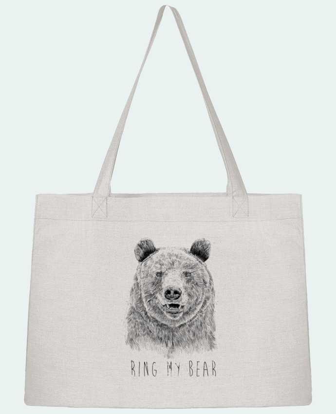 Bolsa de Tela Stanley Stella Ring my bear (bw) por Balàzs Solti