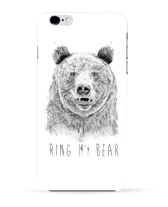 Case 3D iPhone 6+ Ring my bear (bw) de Balàzs Solti