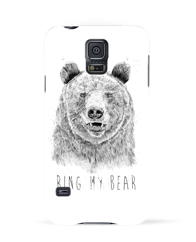 Carcasa Samsung Galaxy S5 Ring my bear (bw) por Balàzs Solti