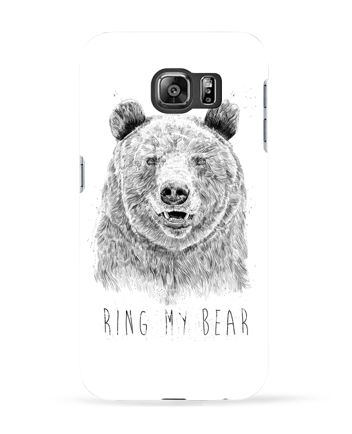 Coque Samsung Galaxy S6 Ring my bear (bw) - Balàzs Solti