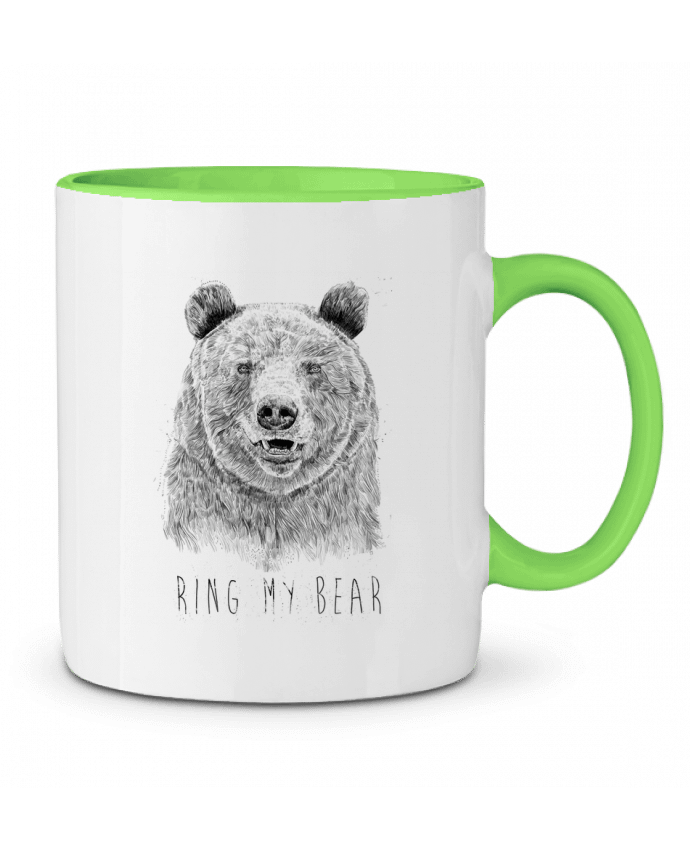 Mug bicolore Ring my bear (bw) Balàzs Solti