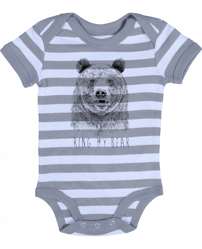Baby Body striped Ring my bear (bw) - Balàzs Solti