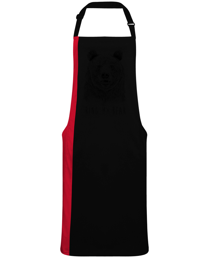Tablier bicolore Ring my bear (bw) par  Balàzs Solti