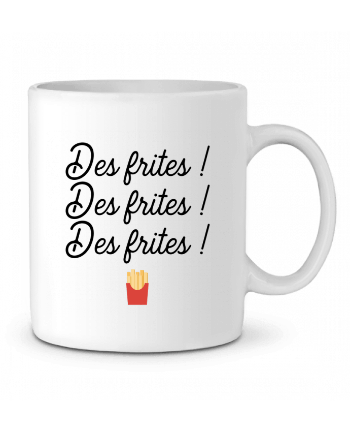 Ceramic Mug Des frites ! by Original t-shirt