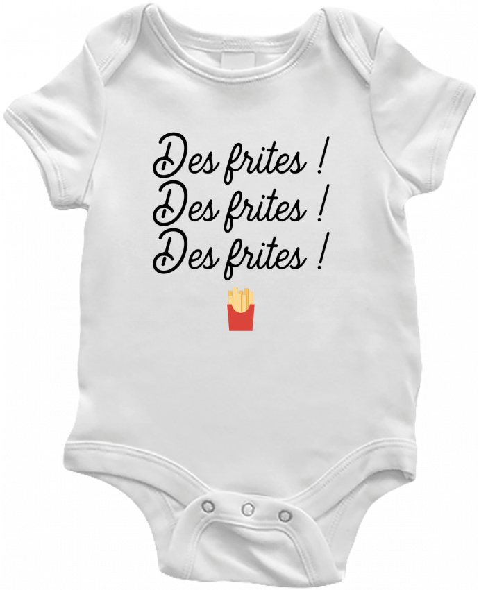 Body bébé Des frites ! par Original t-shirt