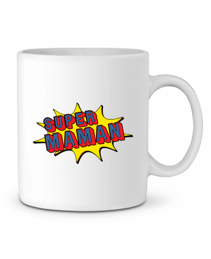 Ceramic Mug Super maman cadeau by Original t-shirt