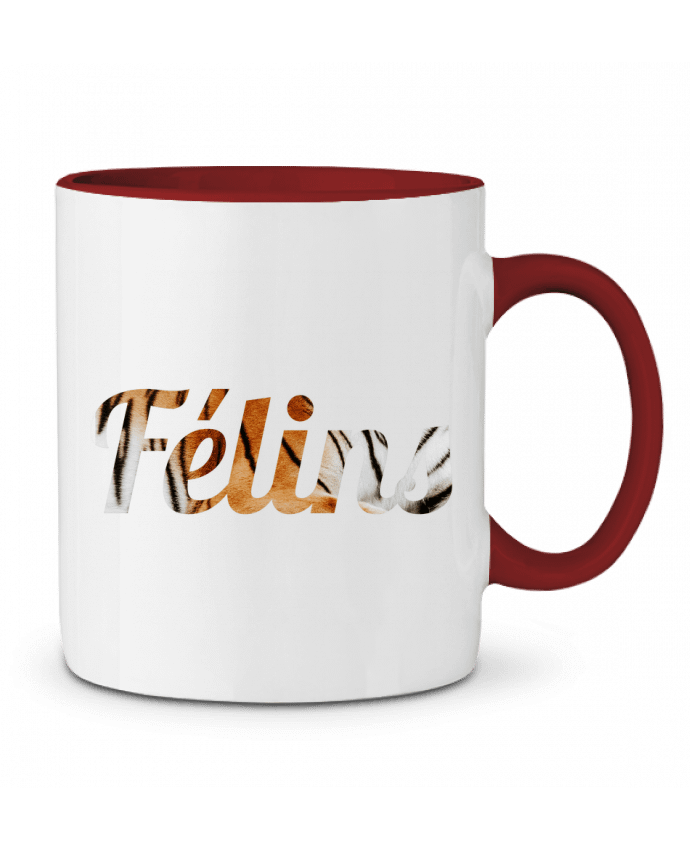 Mug bicolore Félins by Ruuud Ruuud