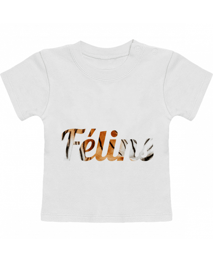 T-Shirt Baby Short Sleeve Félins by Ruuud manches courtes du designer Ruuud
