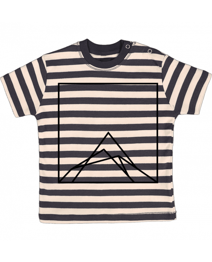 Camiseta Bebé a Rayas Montain by Ruuud por Ruuud