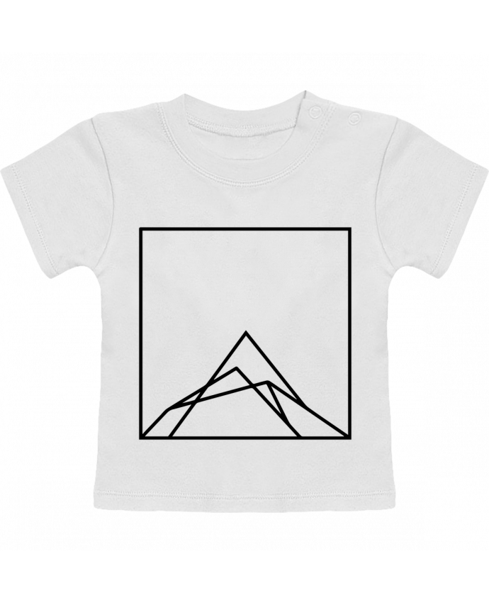 T-Shirt Baby Short Sleeve Montain by Ruuud manches courtes du designer Ruuud