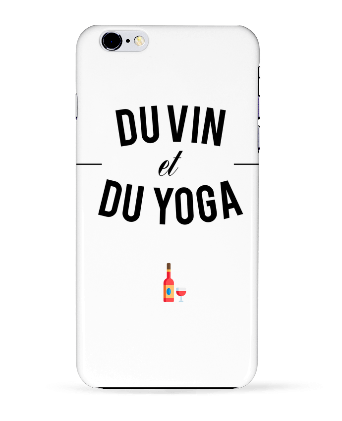 Case 3D iPhone 6+ Du Vin et du Yoga de tunetoo