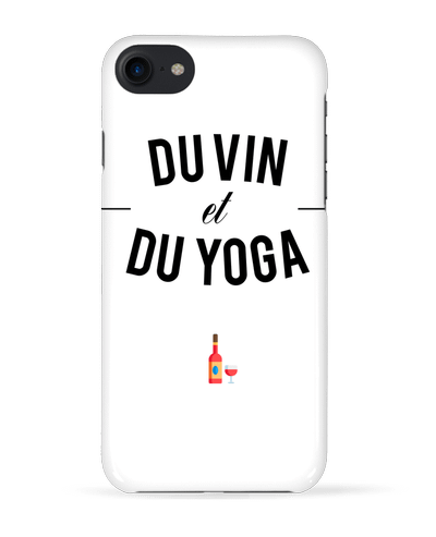 COQUE 3D Iphone 7 Du Vin et du Yoga de tunetoo