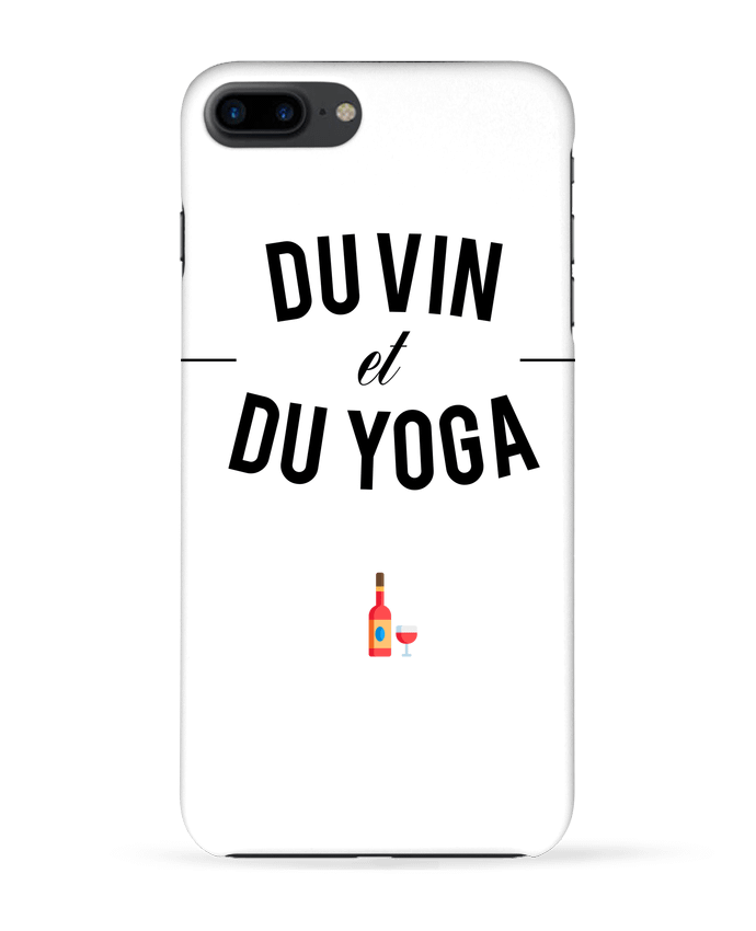 Coque iPhone 7 + Du Vin et du Yoga par tunetoo