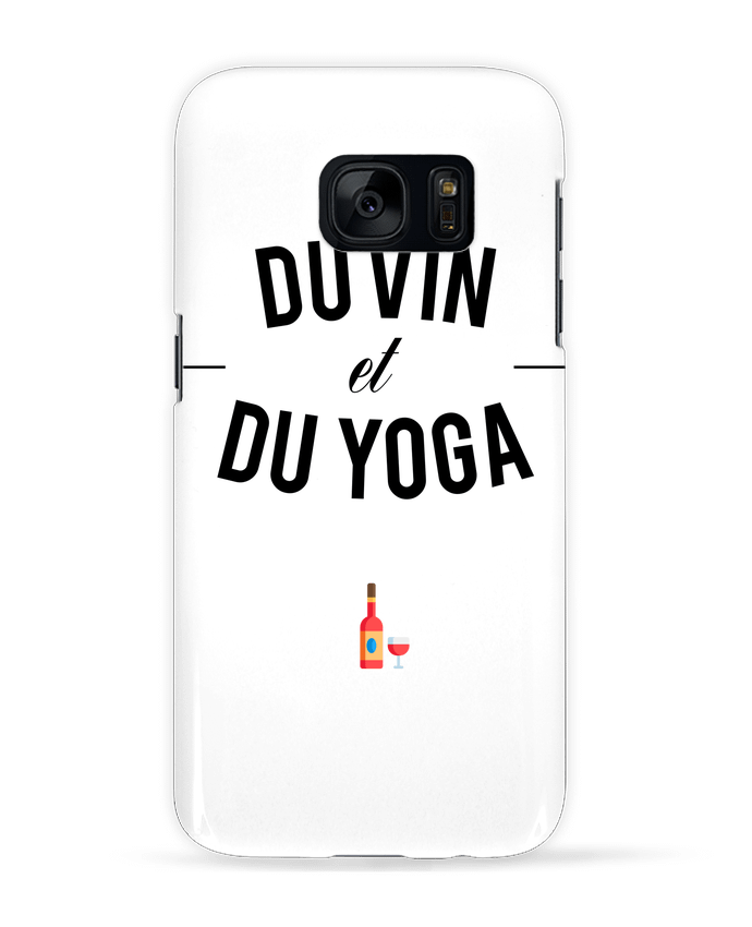 Case 3D Samsung Galaxy S7 Du Vin et du Yoga by tunetoo