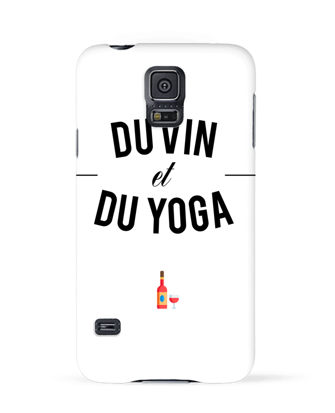 Coque Samsung Galaxy S5 Du Vin et du Yoga par tunetoo