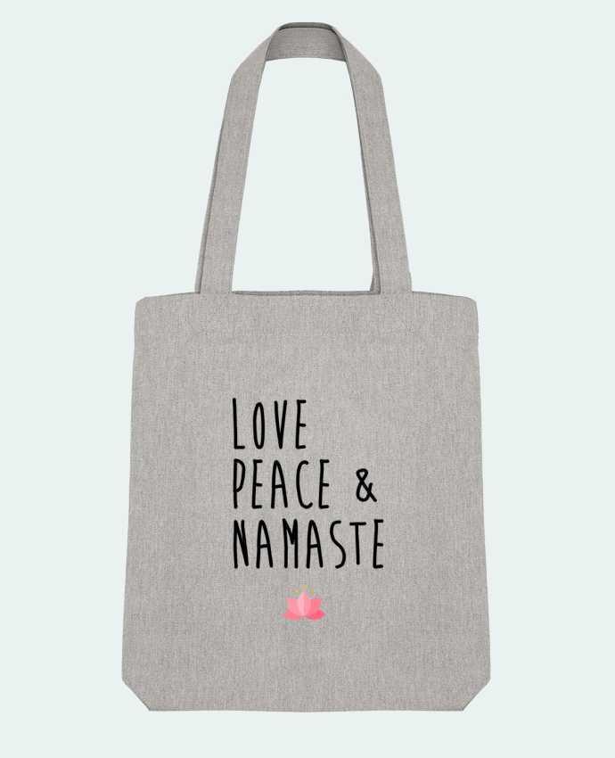 Tote Bag Stanley Stella Love, Peace & Namaste par tunetoo 