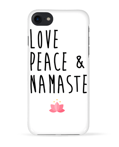 COQUE 3D Iphone 7 Love, Peace & Namaste de tunetoo