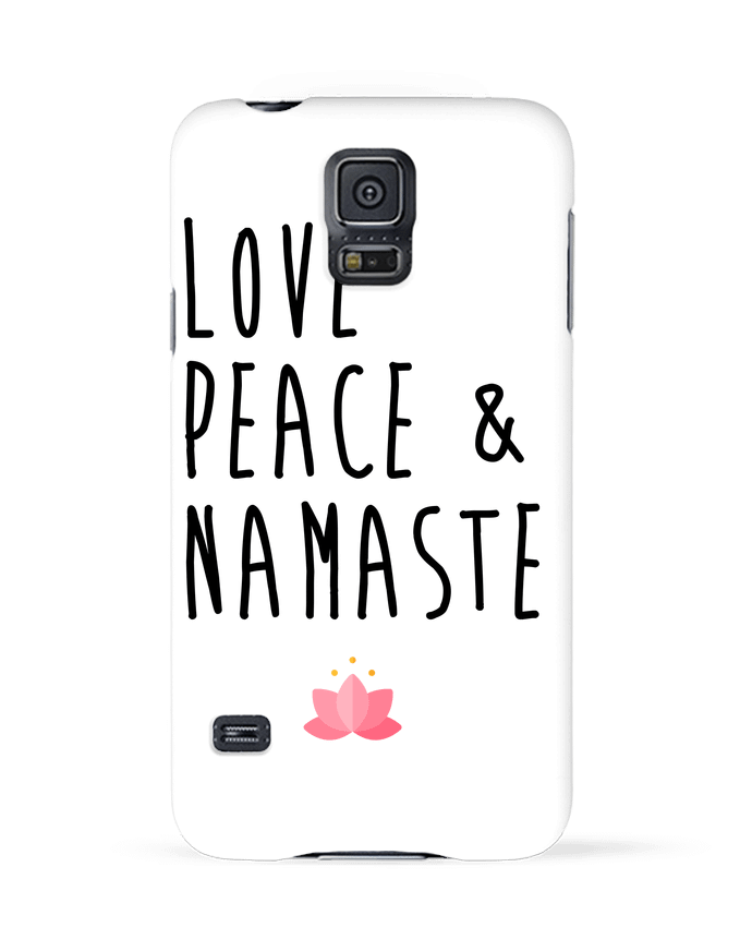 Coque Samsung Galaxy S5 Love, Peace & Namaste par tunetoo