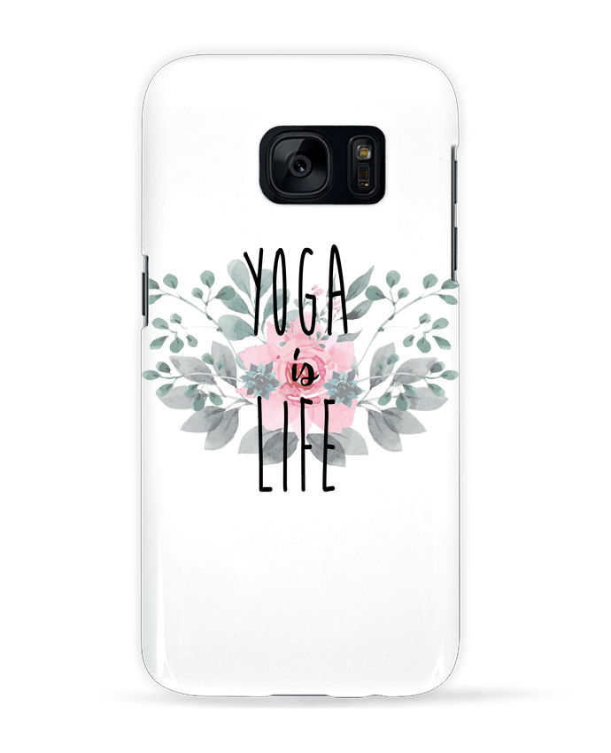 Case 3D Samsung Galaxy S7 Yoga is life by tunetoo