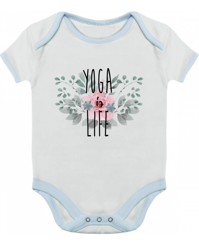 Baby Body Contrast Yoga is life by tunetoo