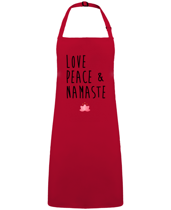 Tablier Love, Peace & Namaste par  tunetoo