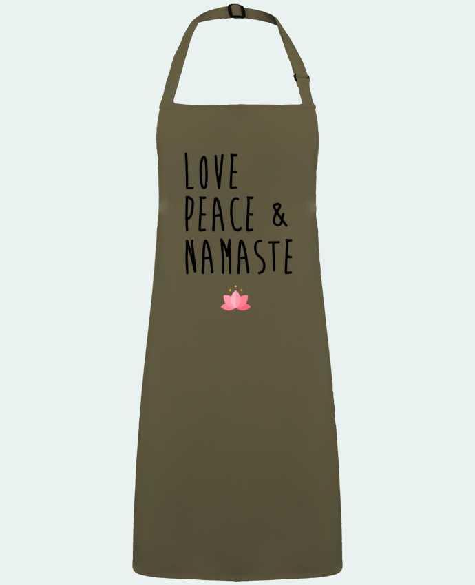 Tablier Love, Peace & Namaste par  tunetoo