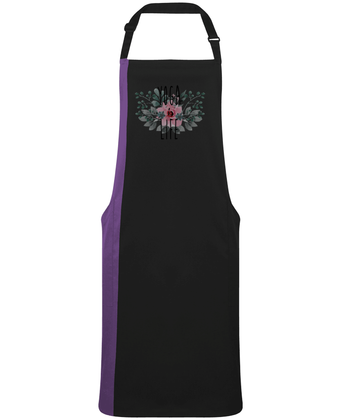 Two-tone long Apron Yoga is life by  tunetoo
