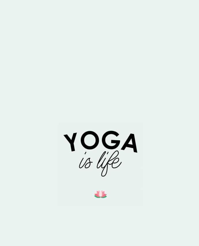 Tote-bag Yoga is life par tunetoo