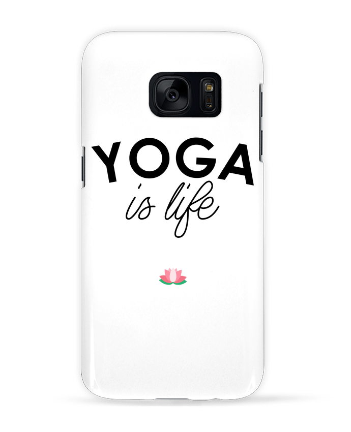 Case 3D Samsung Galaxy S7 Yoga is life by tunetoo