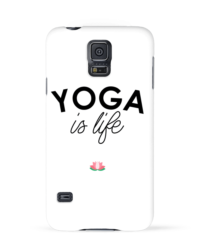 Case 3D Samsung Galaxy S5 Yoga is life by tunetoo