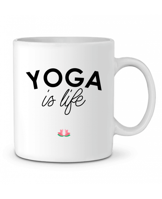 Mug  Yoga is life par tunetoo