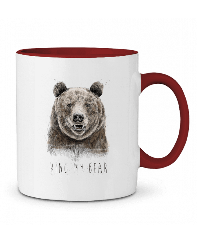 Two-tone Ceramic Mug Ring my bear Balàzs Solti