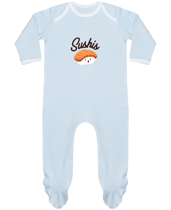 Baby Sleeper long sleeves Contrast Sushis by Nana