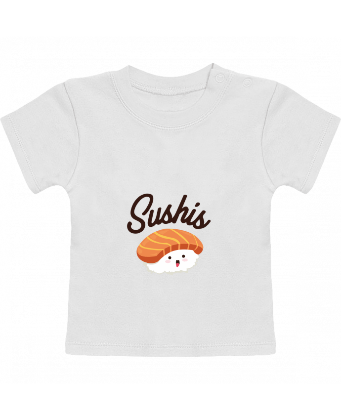 T-Shirt Baby Short Sleeve Sushis manches courtes du designer Nana