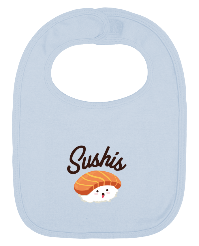 Baby Bib plain and contrast Sushis by Nana