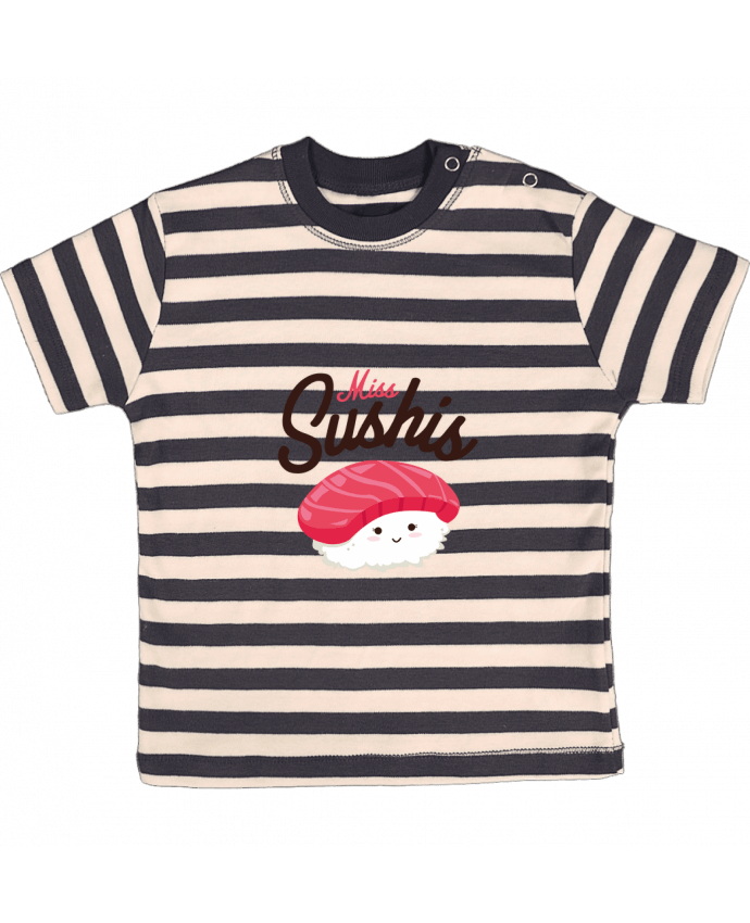 T-shirt baby with stripes Miss Sushis by Nana