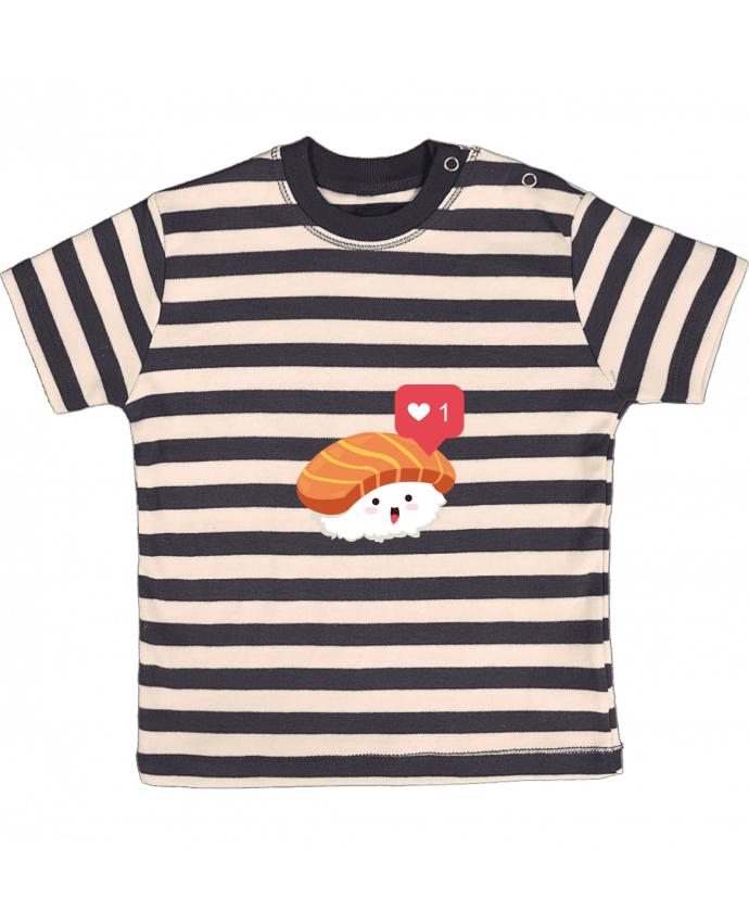 T-shirt baby with stripes Sushis like by Nana
