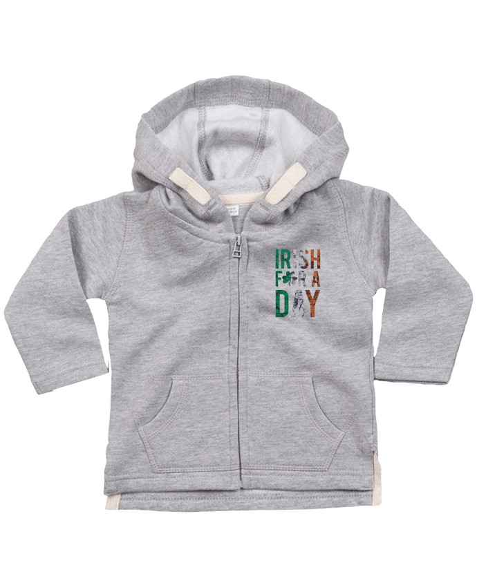 Hoddie with zip for baby Irish for a day by tunetoo