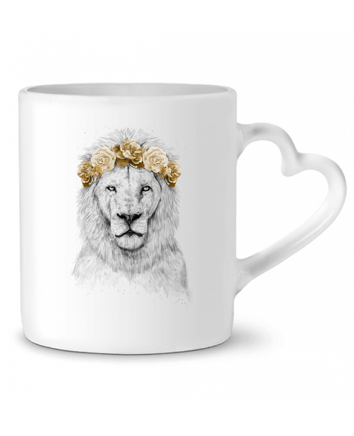 Mug Heart Festival lion II by Balàzs Solti