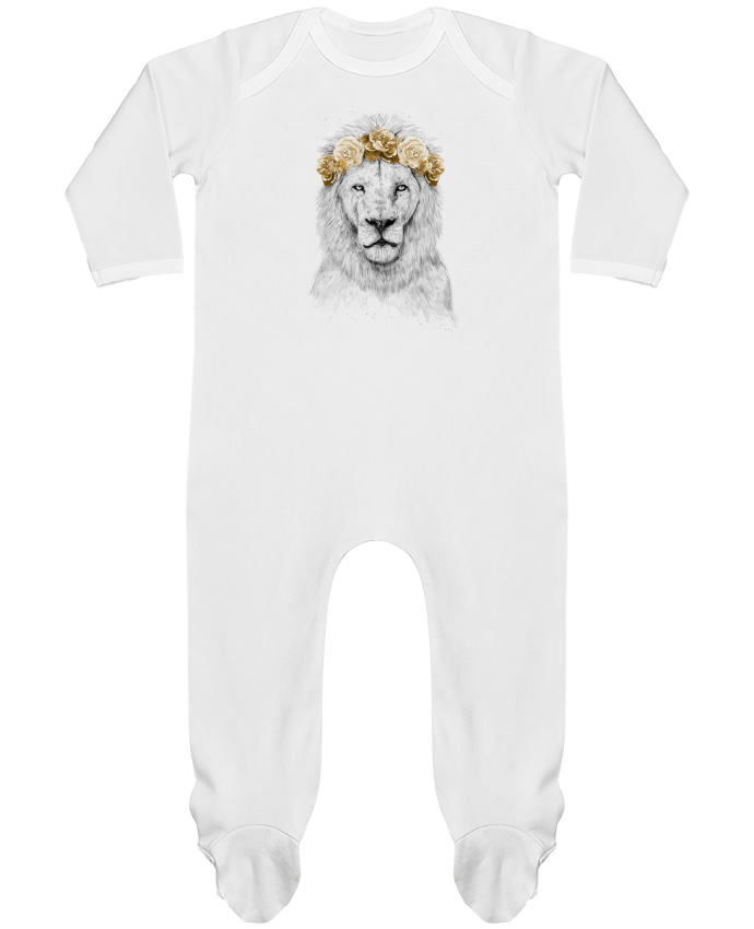 Baby Sleeper long sleeves Contrast Festival lion II by Balàzs Solti