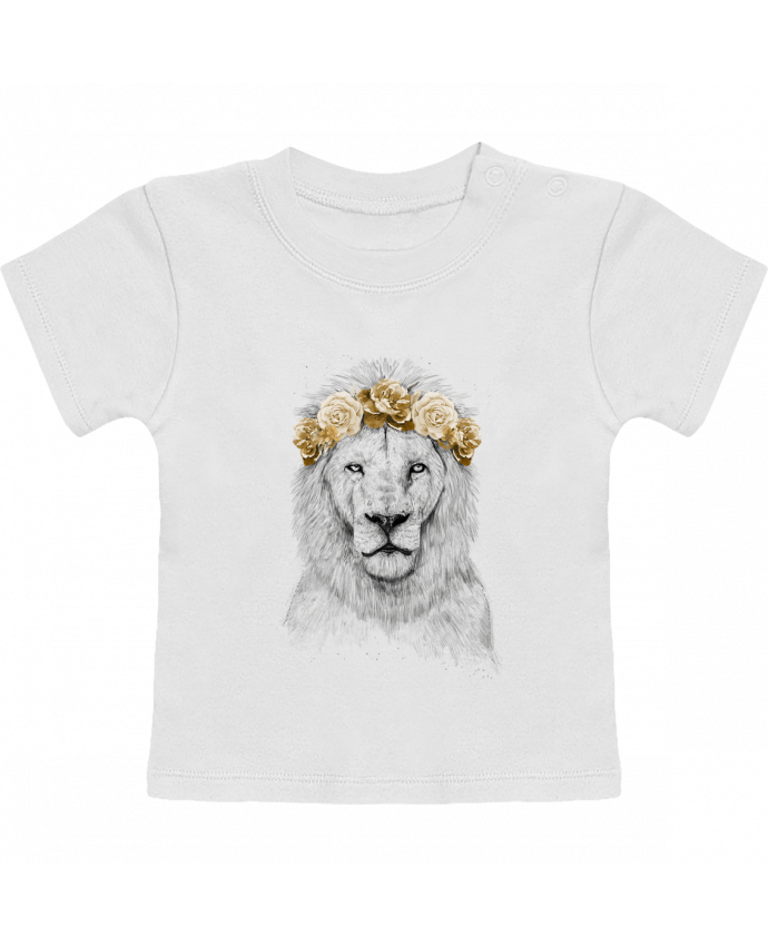 T-Shirt Baby Short Sleeve Festival lion II manches courtes du designer Balàzs Solti