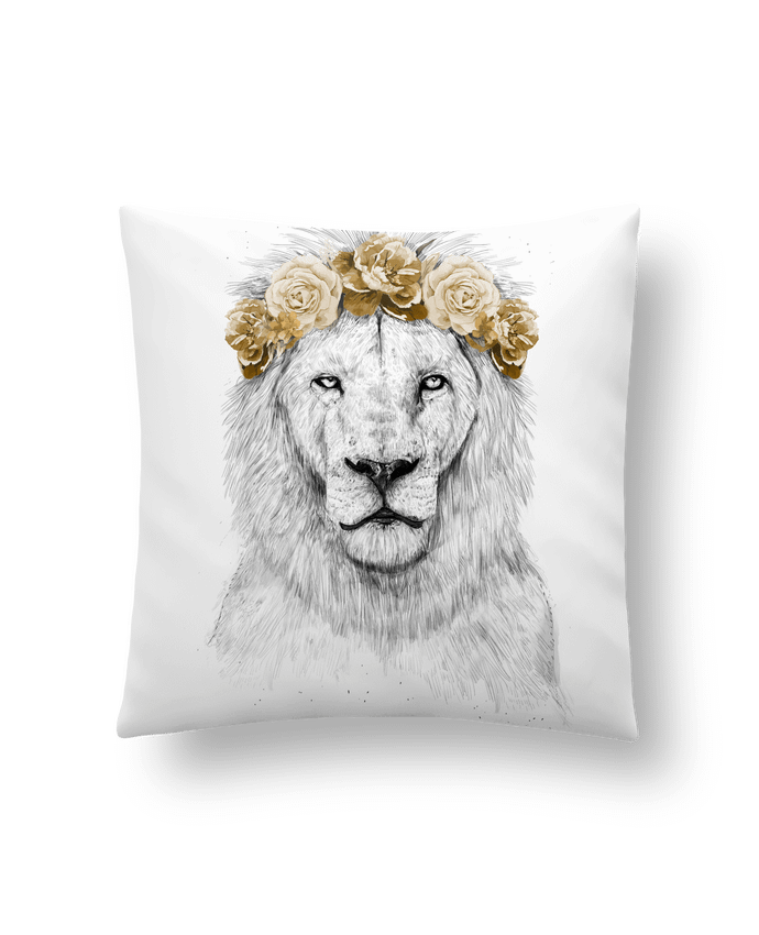 Cushion synthetic soft 45 x 45 cm Festival lion II by Balàzs Solti