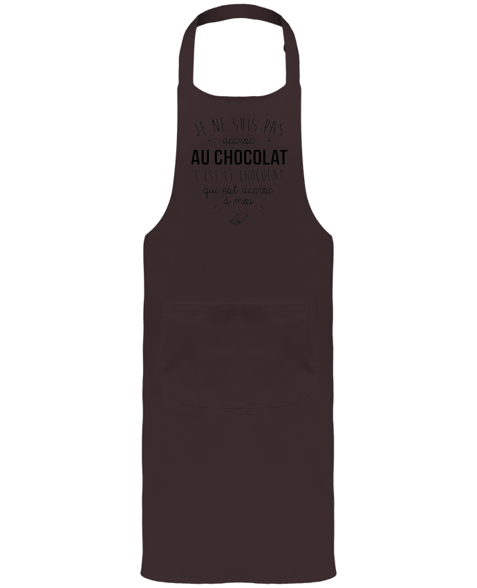 Garden or Sommelier Apron with Pocket choco addict by DesignMe