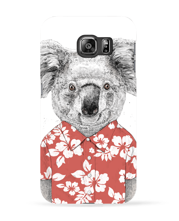 Case 3D Samsung Galaxy S6 Summer koala - Balàzs Solti
