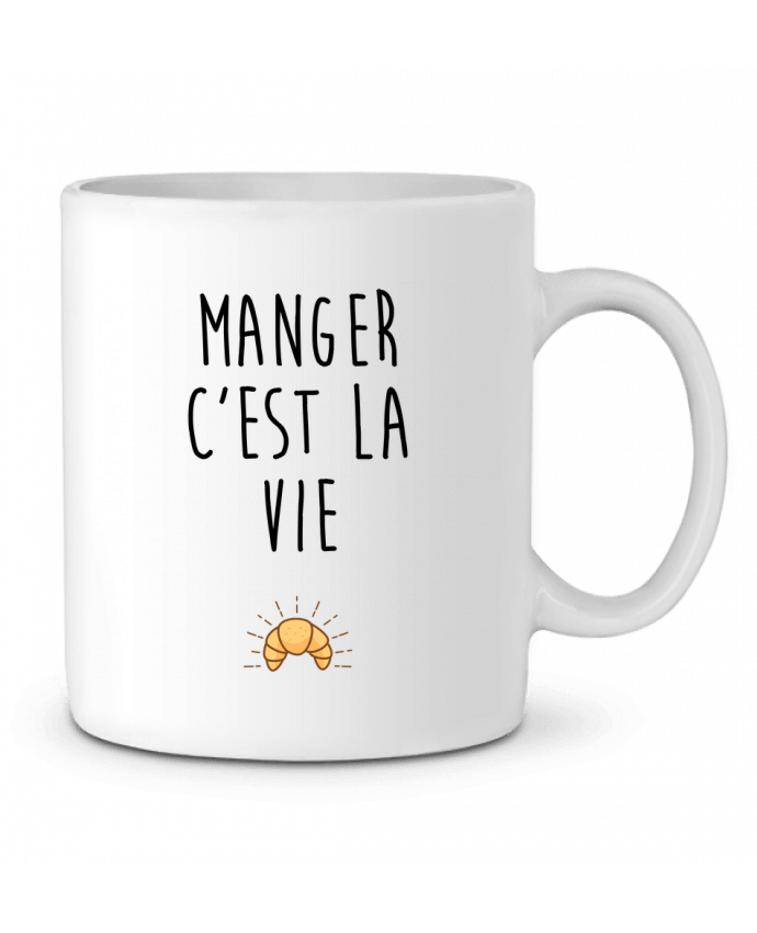 Ceramic Mug Manger c'est la vie by tunetoo