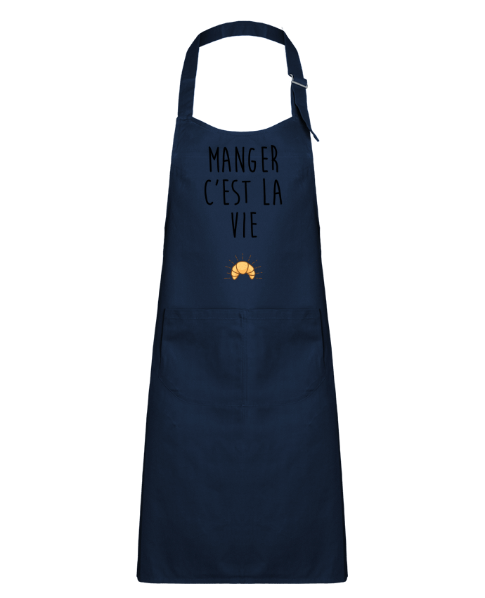 Kids chef pocket apron Manger c'est la vie by tunetoo